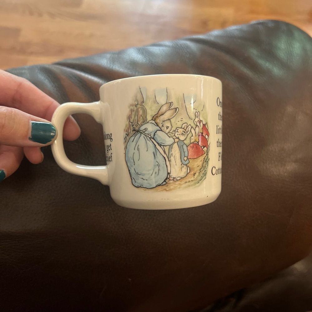 Vintage Wedgwood Peter Rabbit Mug in White